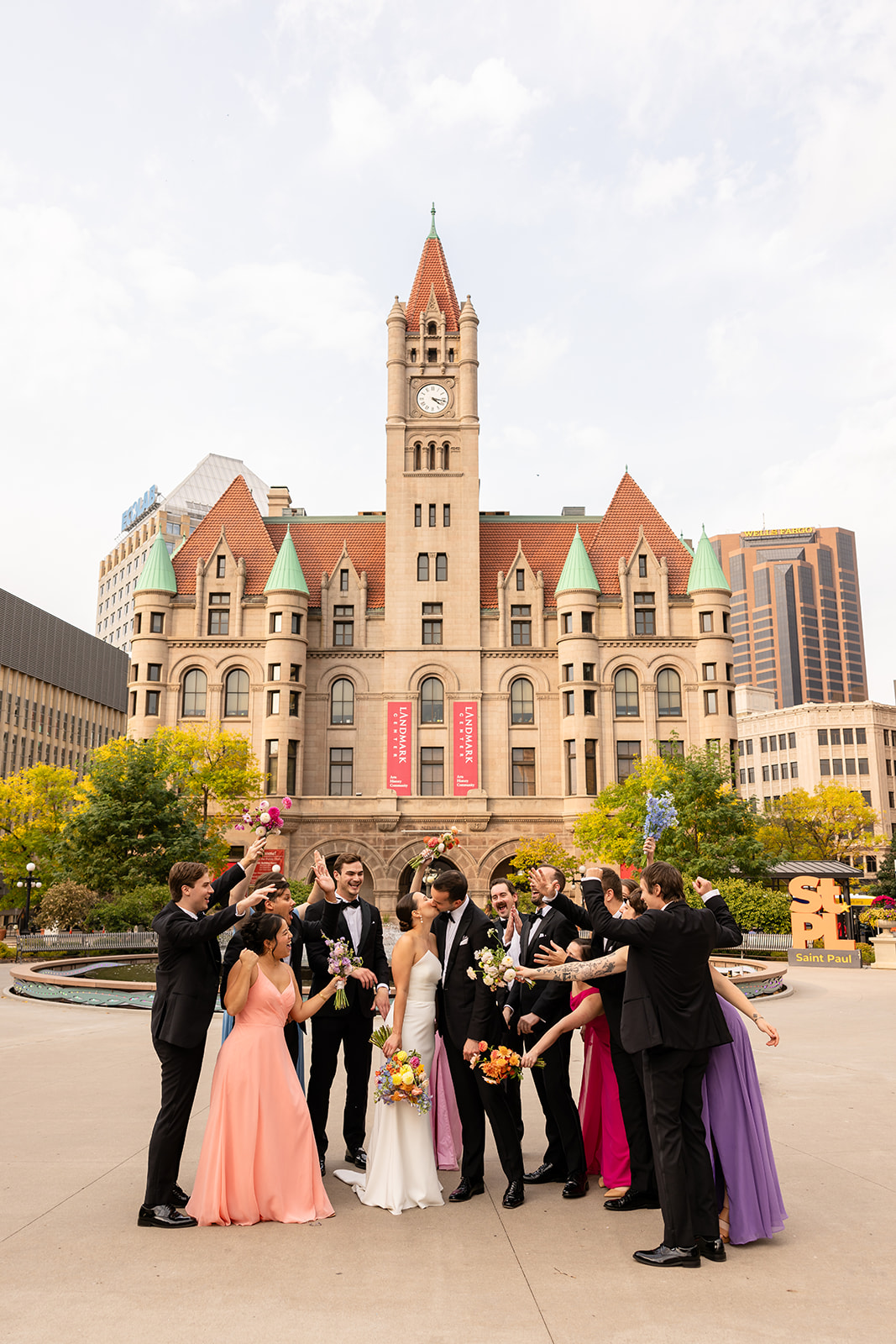 Landmark center wedding st paul minnesota